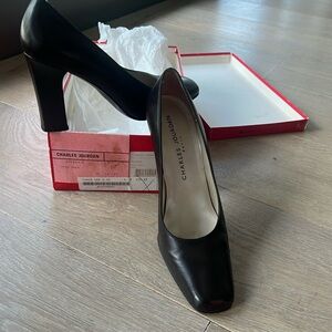 Original Charles Jordan Leather Pumps.